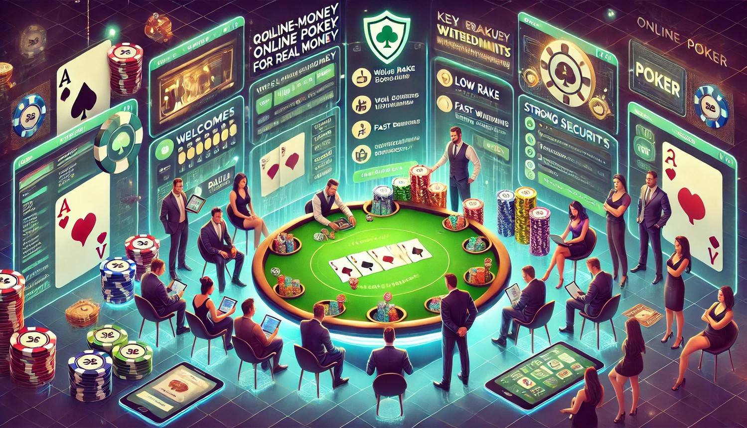 Онлайн покер на деньги: ключевые критерии выбора платформы